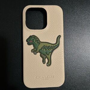 Coach Ivory Rexy IPhone 14 Pro case